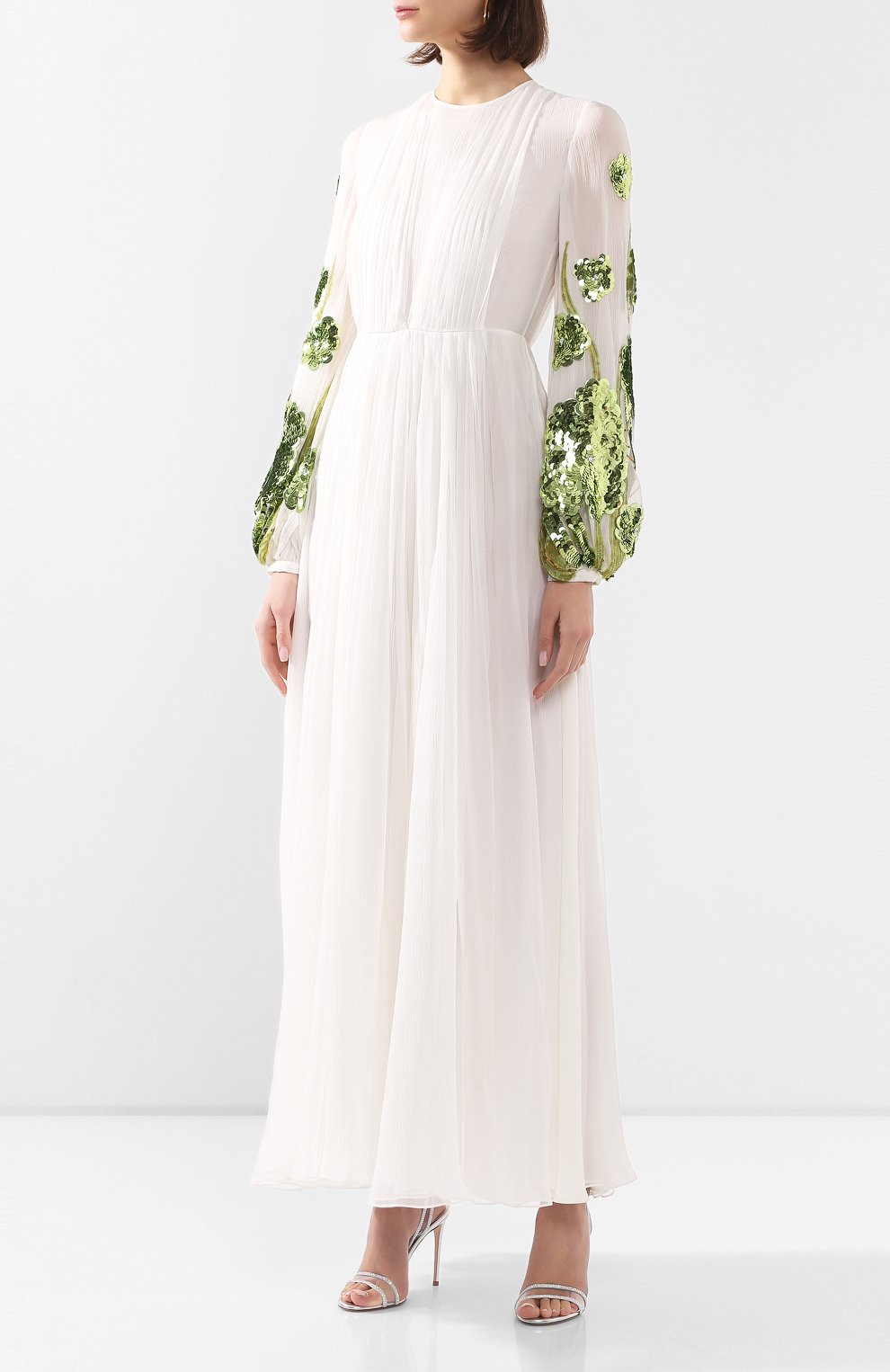 Шелковое платье VALENTINO, арт. TB0VDAG05CU, фото 3