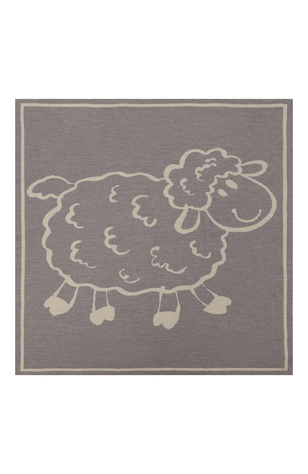 Шерстяной плед WOOL AND COTTON, арт. VMLPL-овечки, фото 3