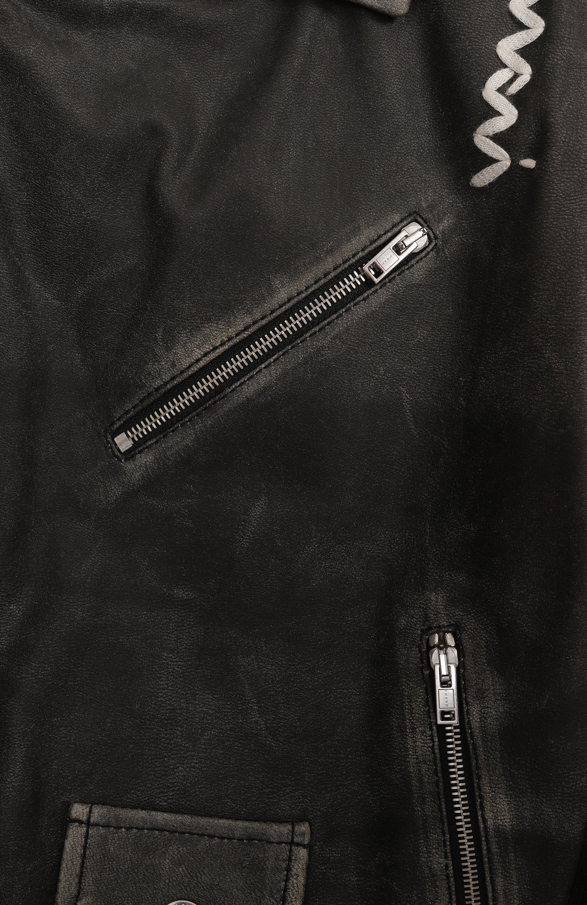Кожаная куртка MARNI черного цвета по цене 66550 руб., арт. M01585/M00VF, фото 3 Кожаная куртка MARNI, арт. M01585/M00VF, фото 3