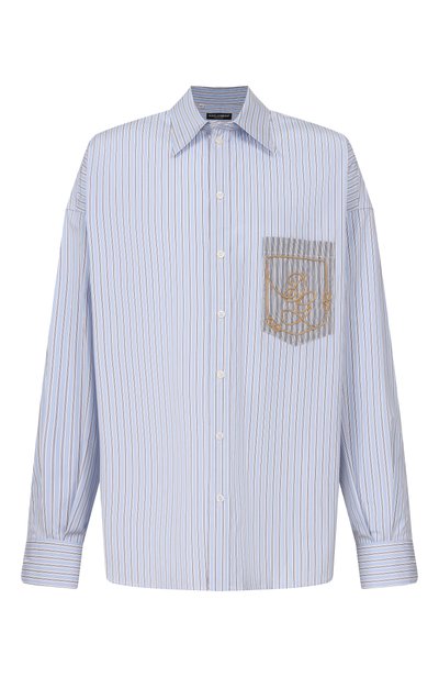 Мужская хлопковая рубашка DOLCE & GABBANA, арт. G5PH2Z/GK517