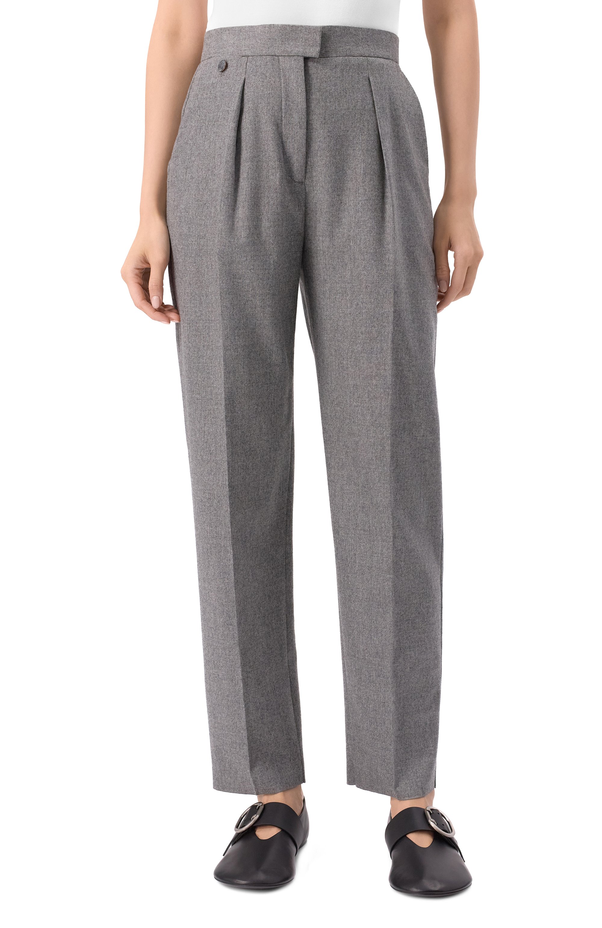 Брюки из шерсти и кашемира AGNONA, арт. T70713E/UW035E, фото 3