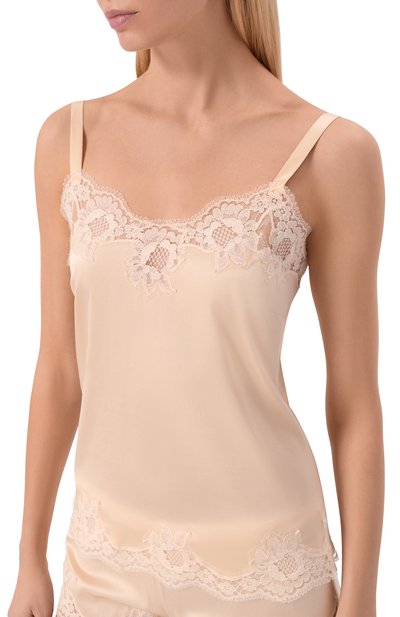 Топ из шелка и хлопка DOLCE & GABBANA, арт. 07A00T/0N013, фото 5