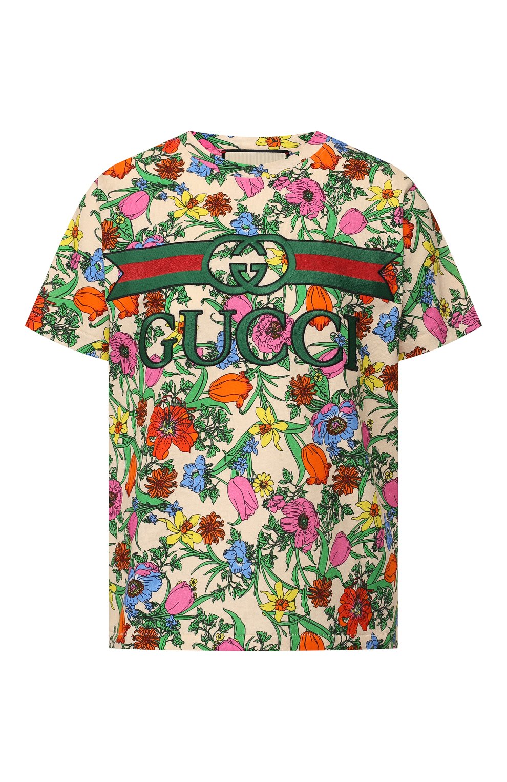 Хлопковая футболка GUCCI, арт. 580762/XJCB3, фото 1
