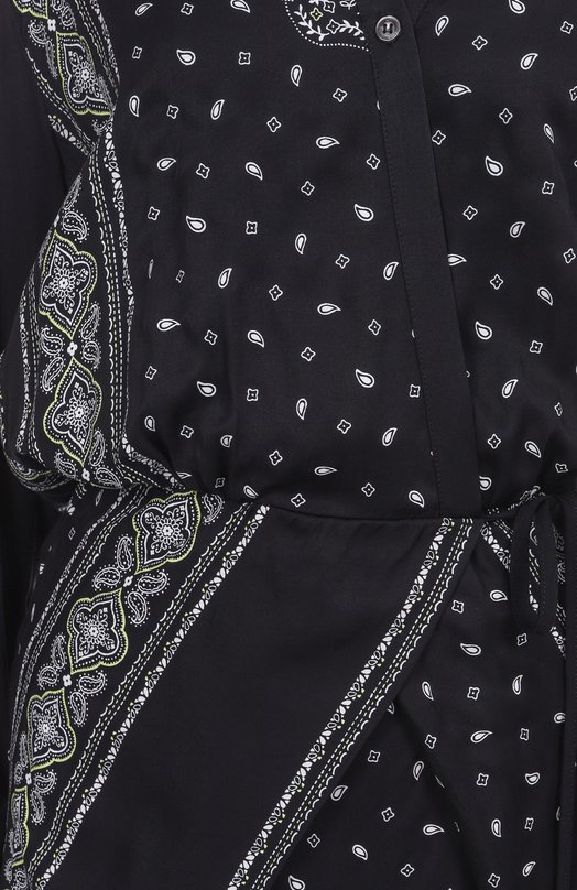 Платье из вискозы Pinko 104665/A2CK Чёрный  104665/A2CK Фото 6