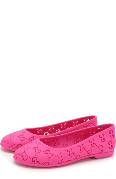 Резиновые балетки с перфорацией GUCCI, арт. 311608/J8700, фото 1
