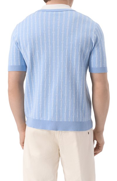 Хлопковое поло CASABLANCA, арт. MS25KW89502, фото 4