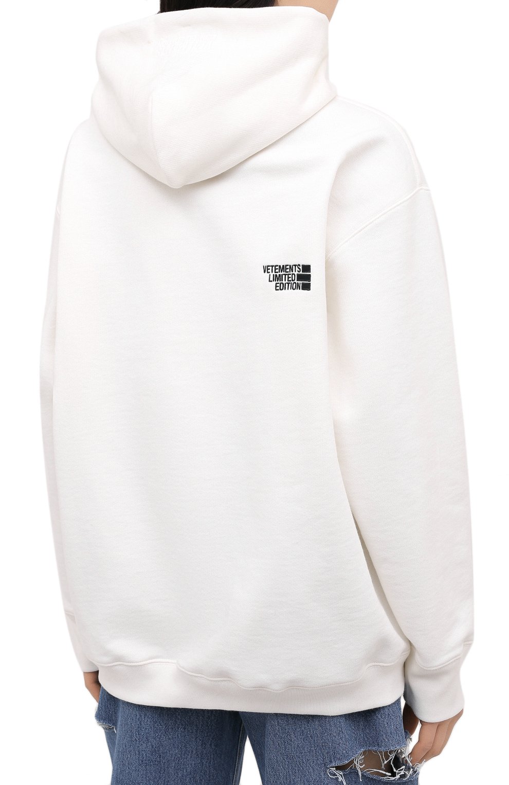 Хлопковое худи VETEMENTS, арт. UE51TR730W 1604/W, фото 4