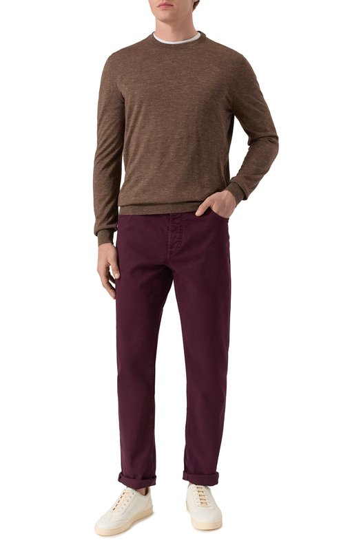 Джинсы Traditional Fit Brunello Cucinelli M277UD3210 Фиолетовый  M277UD3210 Фото 2
