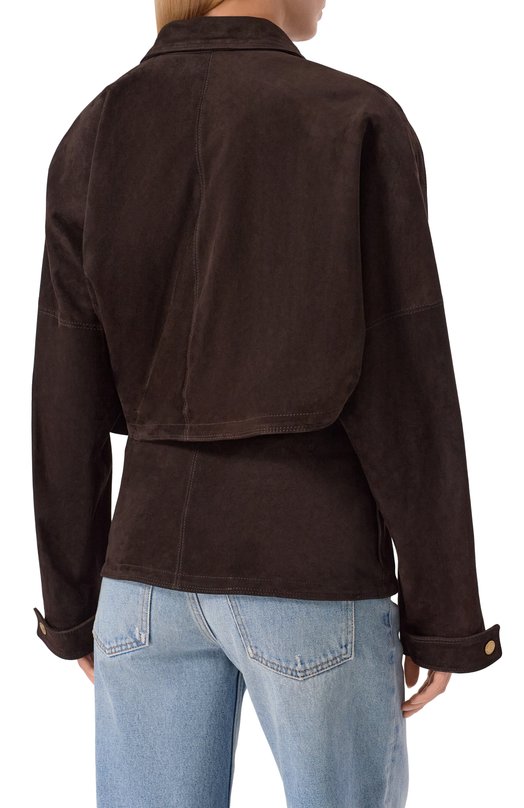 Замшевая куртка Darkpark WJA10/LTS02 Коричневый  WJA10/LTS02 Фото 4