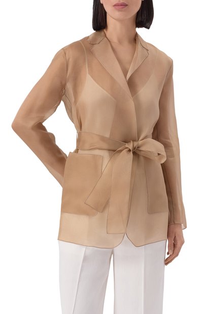 Шелковый жакет ANTONELLI FIRENZE, арт. L3887N/256, фото 3