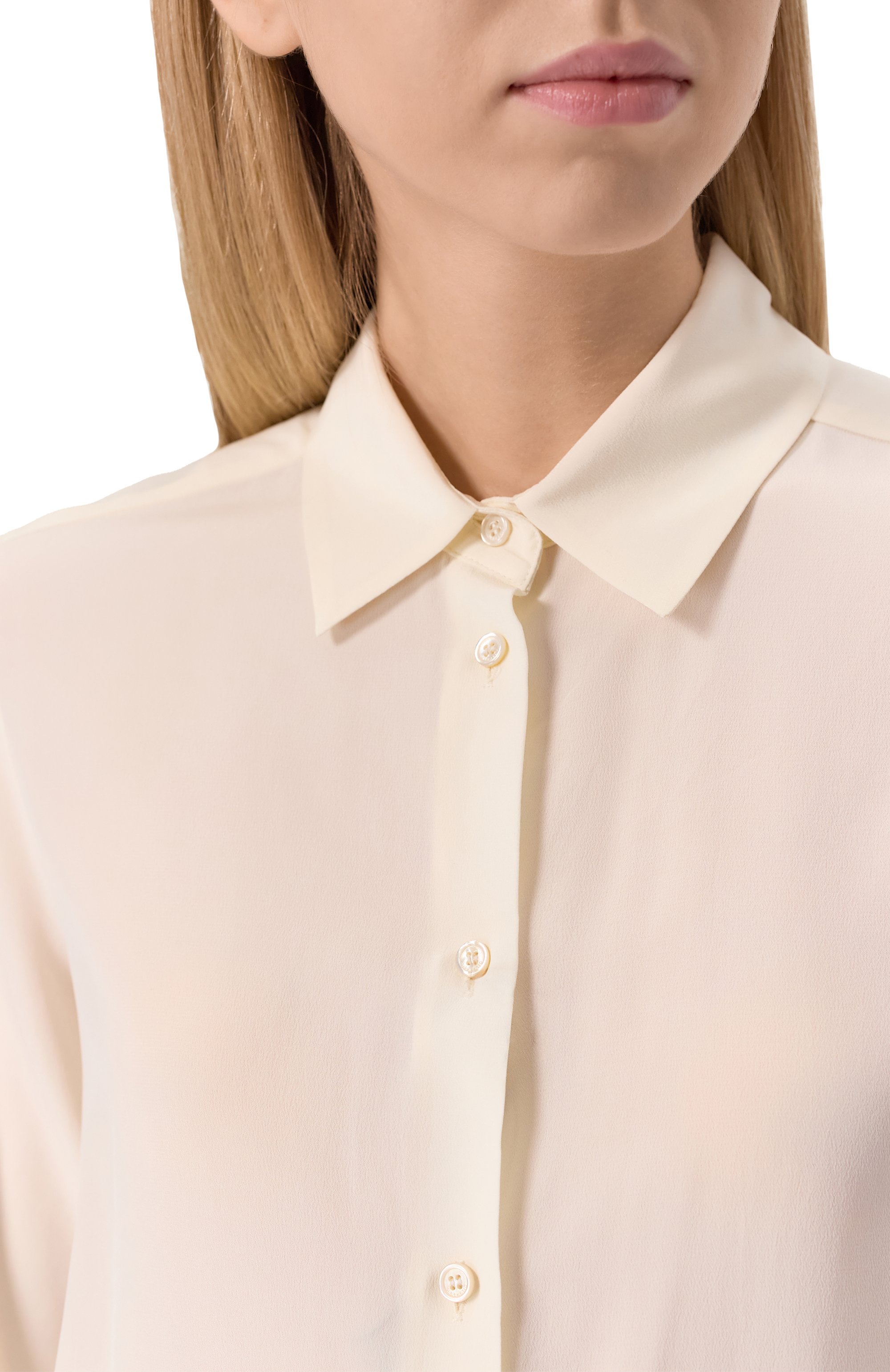 Шелковая рубашка WEEKEND MAX MARA, арт. ALMINA, фото 5