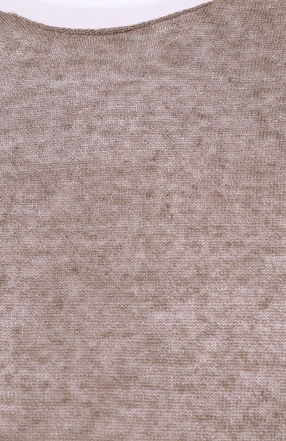 Льняной джемпер DANIELE FIESOLI коричневого цвета по цене 23300 руб., арт. DF 0365/J, фото 5 Льняной джемпер DANIELE FIESOLI, арт. DF 0365/J, фото 5