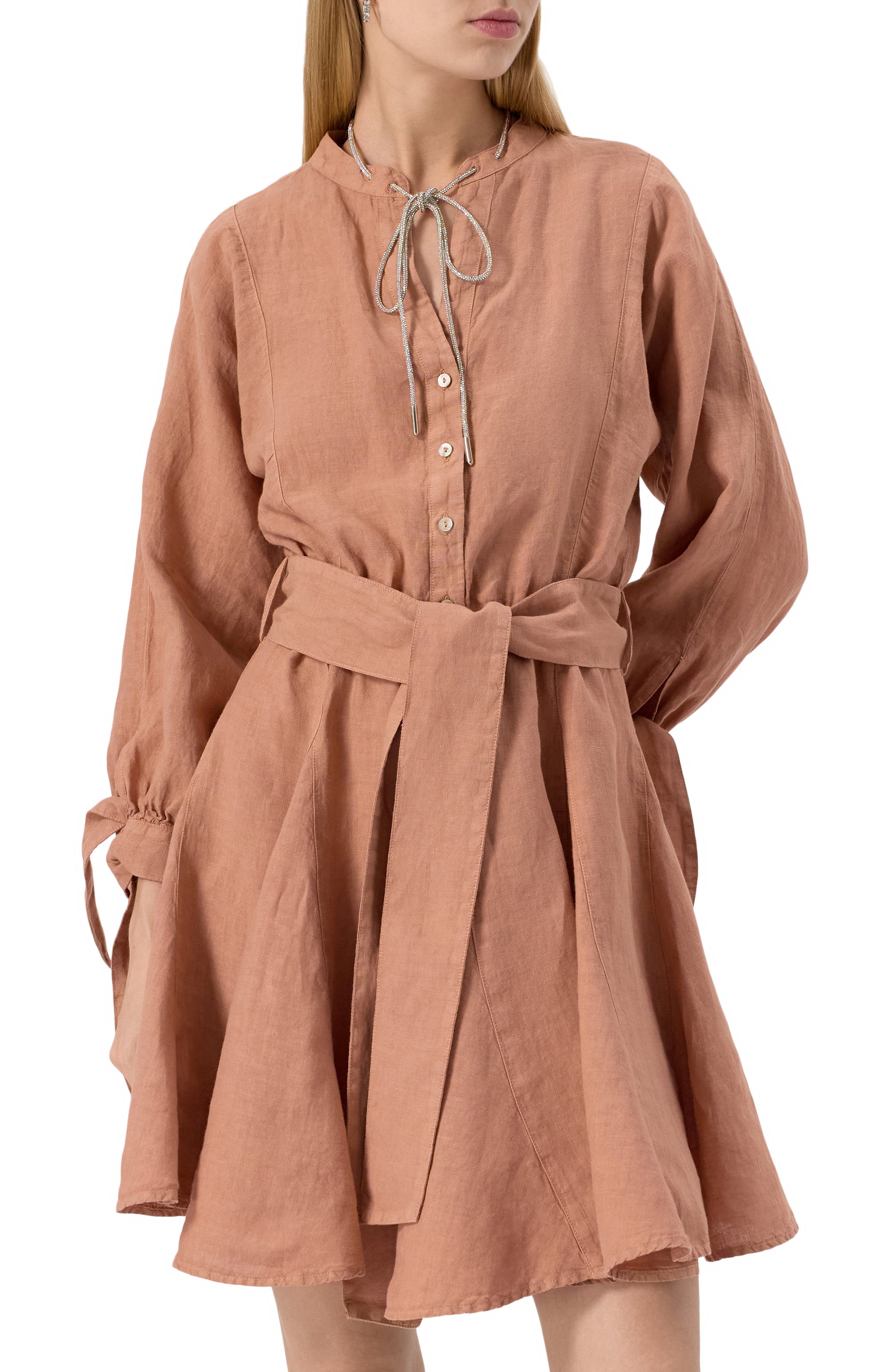 Льняное платье 120% LINO, арт. 32ALIW4PJ2/000F753, фото 3