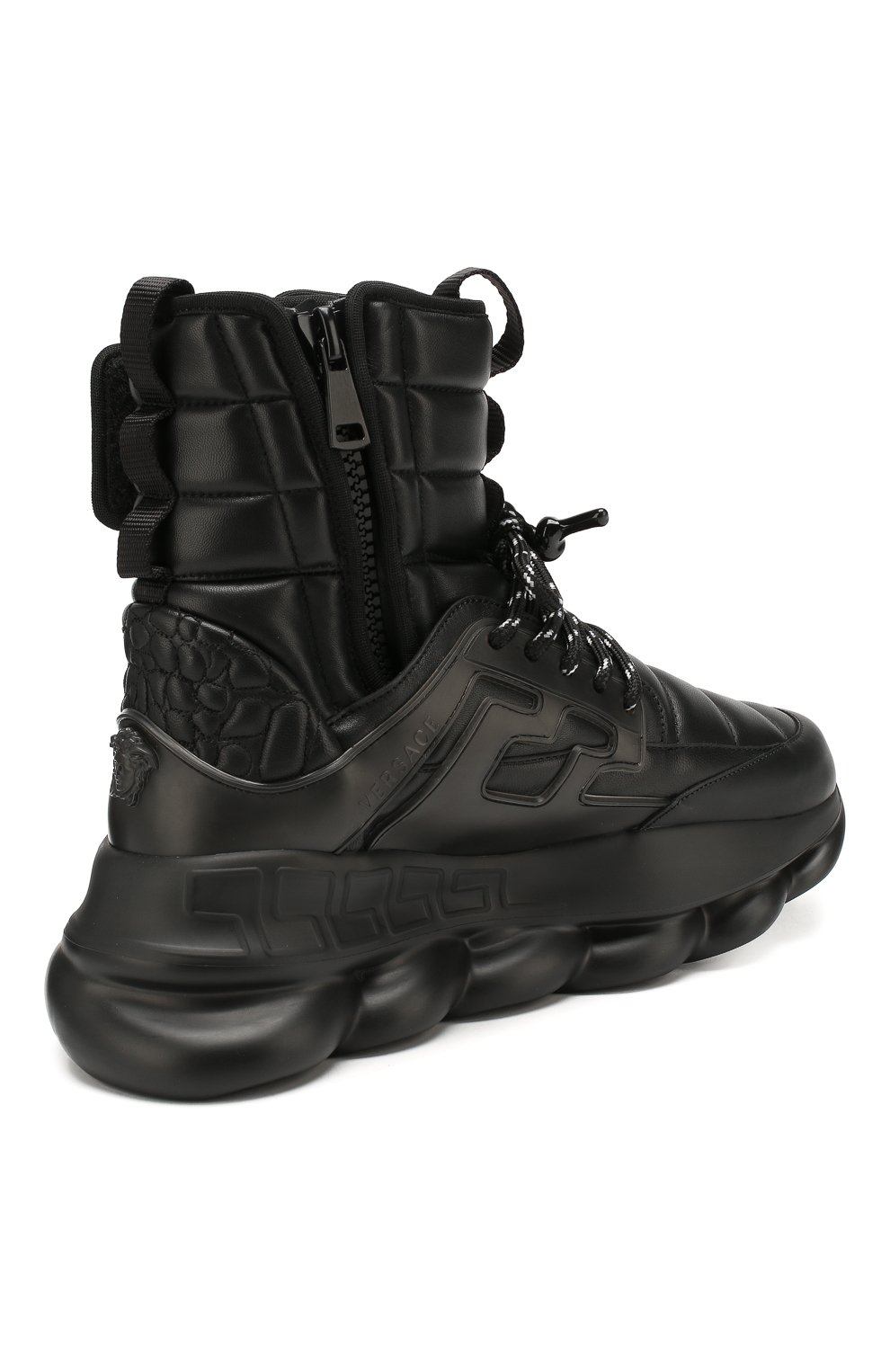 Кожаные кроссовки chain reaction VERSACE, арт. DSR706G/D11N, фото 4