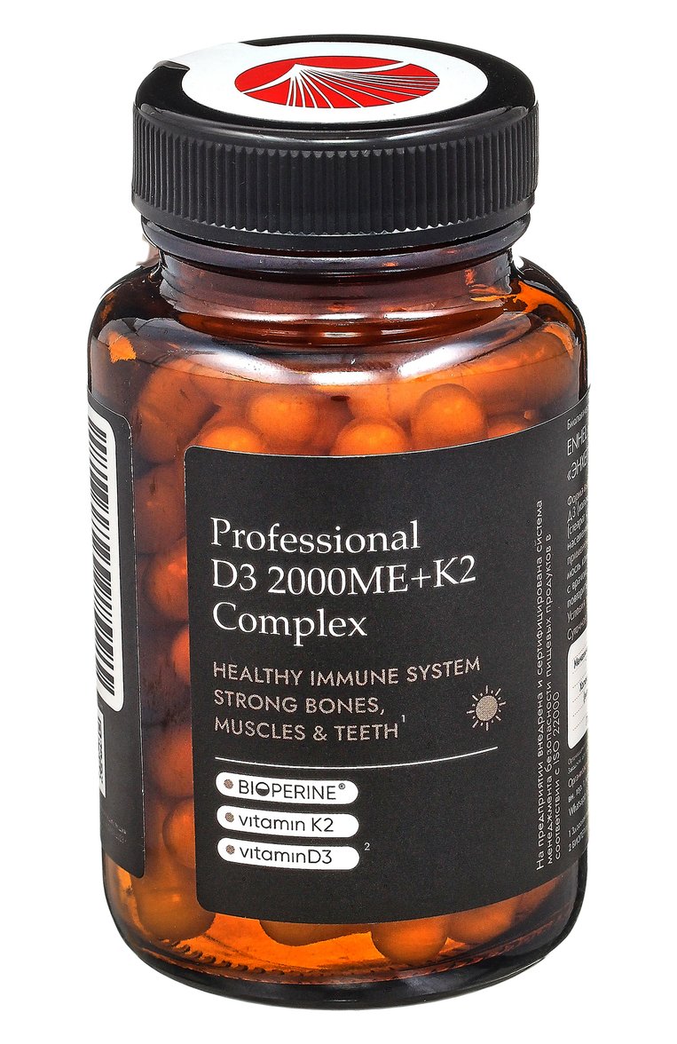 Профессиональный комплекс д3+к2 (60шт.) ENHEL BEAUTY бесцветного цвета, арт. 04603744792482 | Фото 1 (Назначение: Для тела; Тип продукта: БАДы; Региональные ограничения белый список (Axapta Mercury): Не проставлено; Нос: Не проставлено; Косметика кросс-кт: Уход У)
