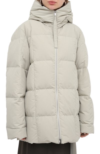 Пуховик JIL SANDER светло-зеленого цвета по цене 175000 руб., арт. JPPR441694-WR440900, фото 3 Пуховик JIL SANDER, арт. JPPR441694-WR440900, фото 3