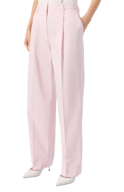 Хлопковые брюки TOTEME, арт. 252-WRB0246-FB0379, фото 3