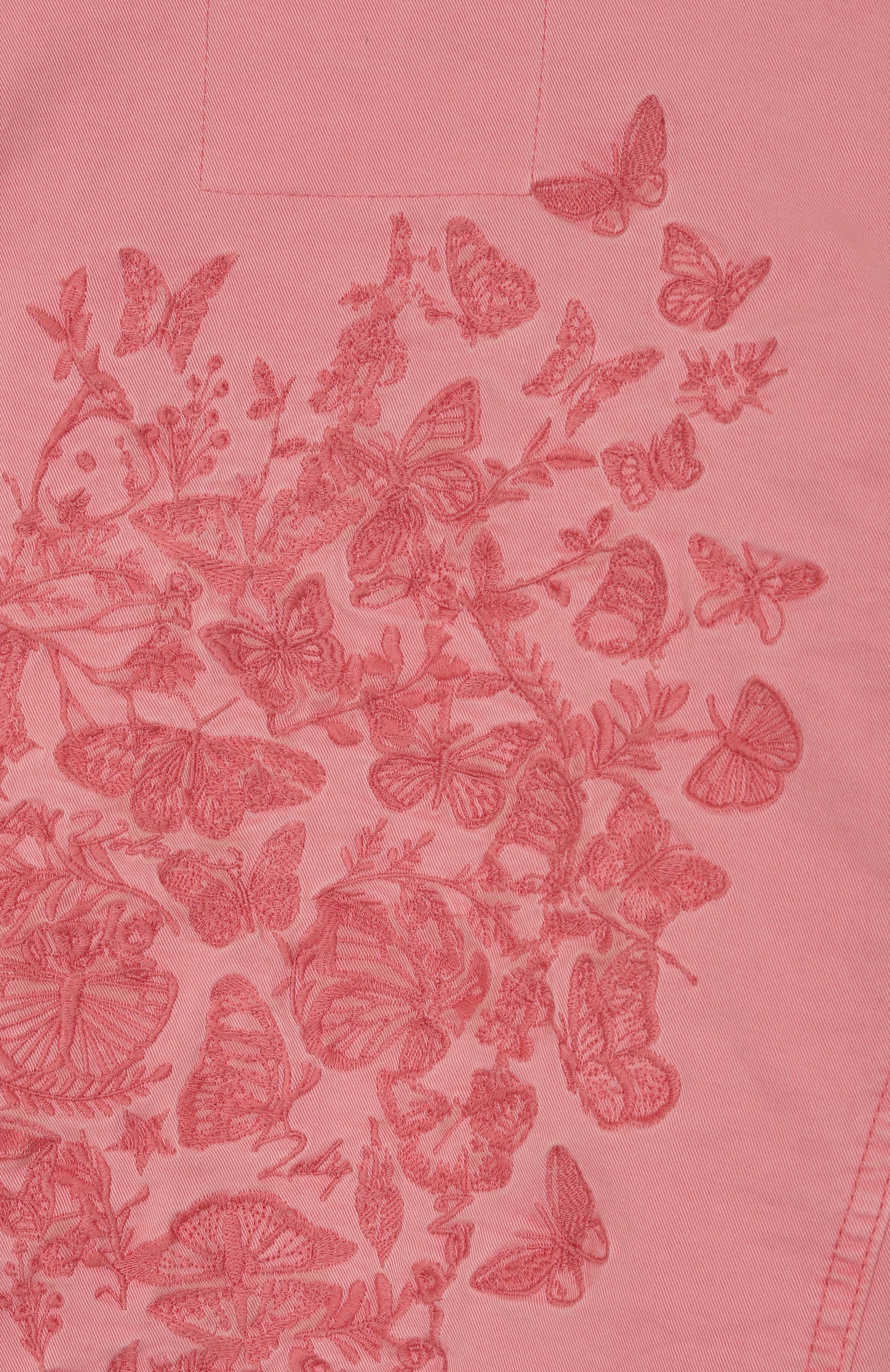 Хлопковая куртка ZADIG AND VOLTAIRE розового цвета по цене 26350 руб., арт. X60363, фото 3 Хлопковая куртка ZADIG AND VOLTAIRE, арт. X60363, фото 3