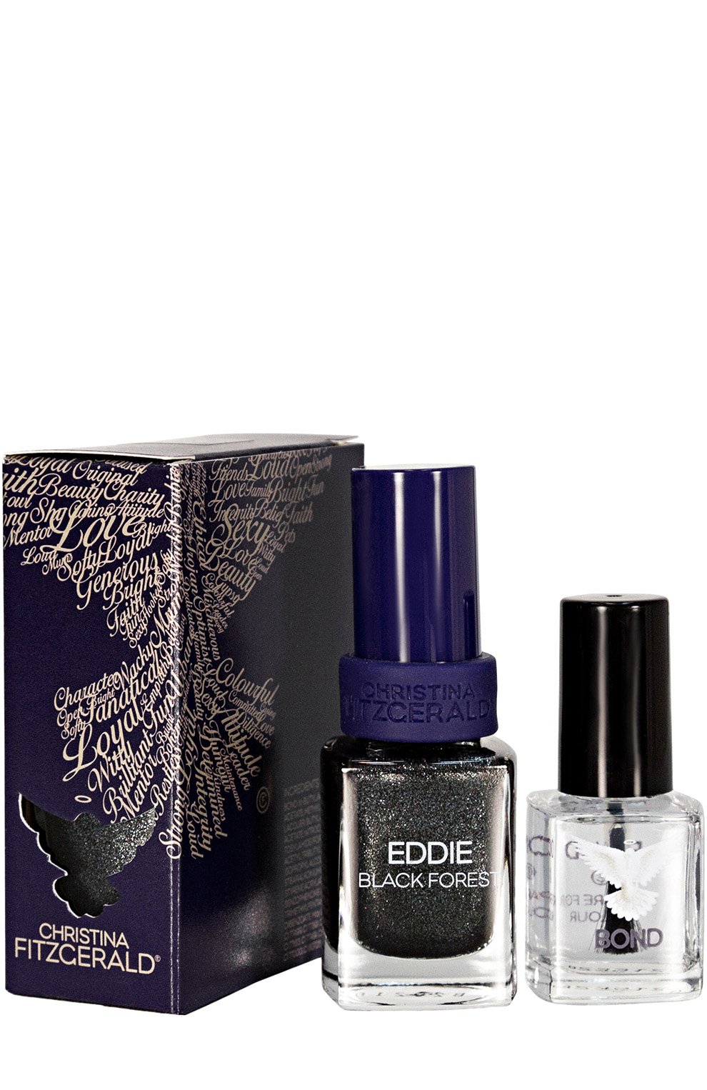 Лак для ногтей \черный лес\" eddie black forest + bond" CHRISTINA FITZGERALD, арт. 9333381003263, фото 1