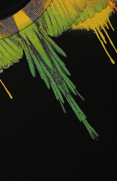 Детский хлопковый свитшот MARCELO BURLON KIDS OF MILAN черного цвета, арт. 21E/B/MB/2004/0020/2-6Y | Фото 3 (Рукава: Длинные; Материал внешний: Хлопок; Мальчики Кросс-КТ: Толстовка-одежда, Свитшот-одежда; Региональные ограничения белый список (Axapta Mercury): RU; Материал сплава: Проставлено; Драгоценные камни: Проставлено; Ростовка одежда: 6 лет | 116 см)