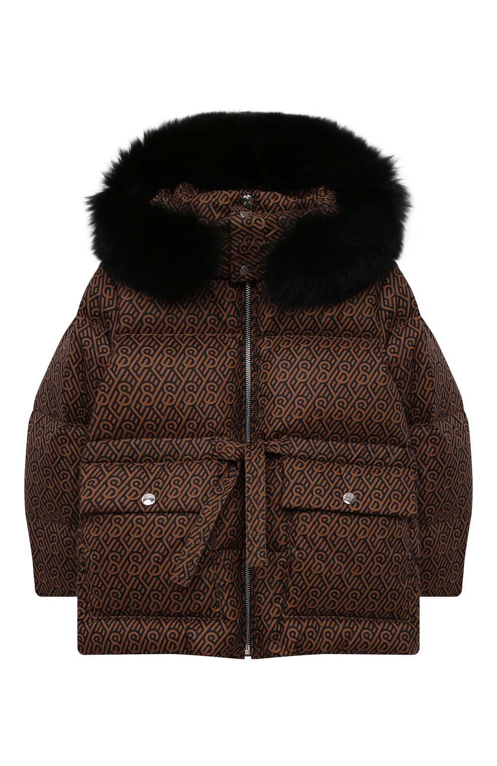 Пуховая куртка с мехом YVES SALOMON ENFANT, арт. 22WEM004XXM08W/4-6, фото 1