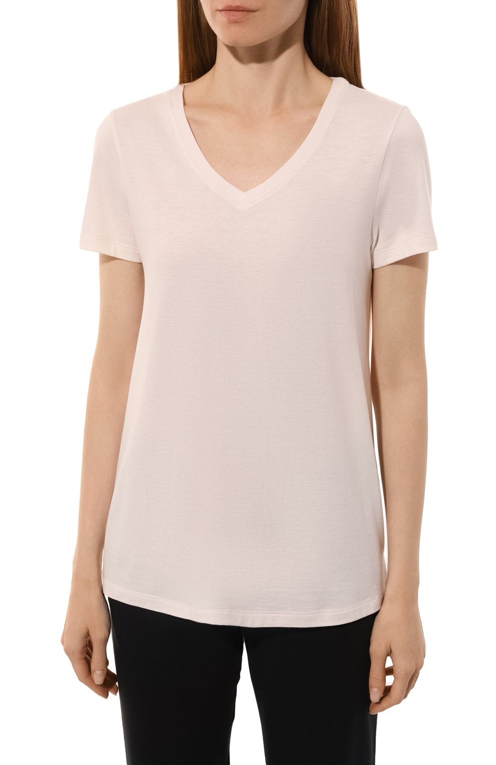 Хлопковая футболка HANRO, арт. 074842, фото 3