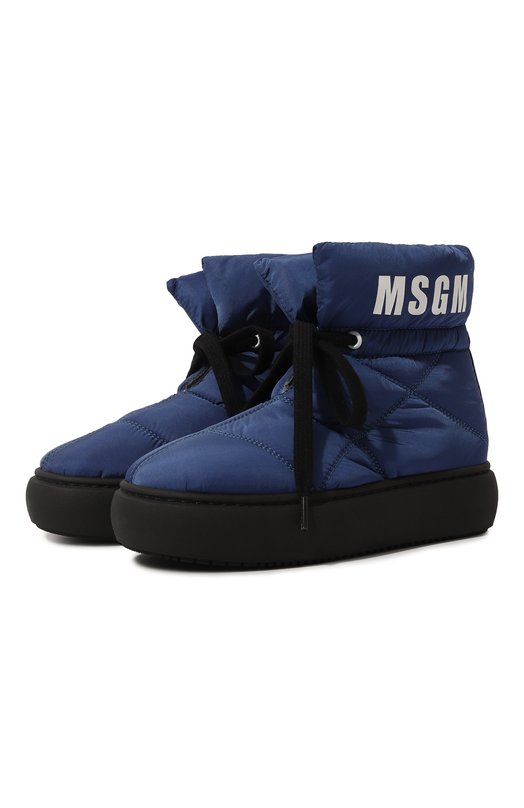

Утепленные сапоги MSGM kids, Синий