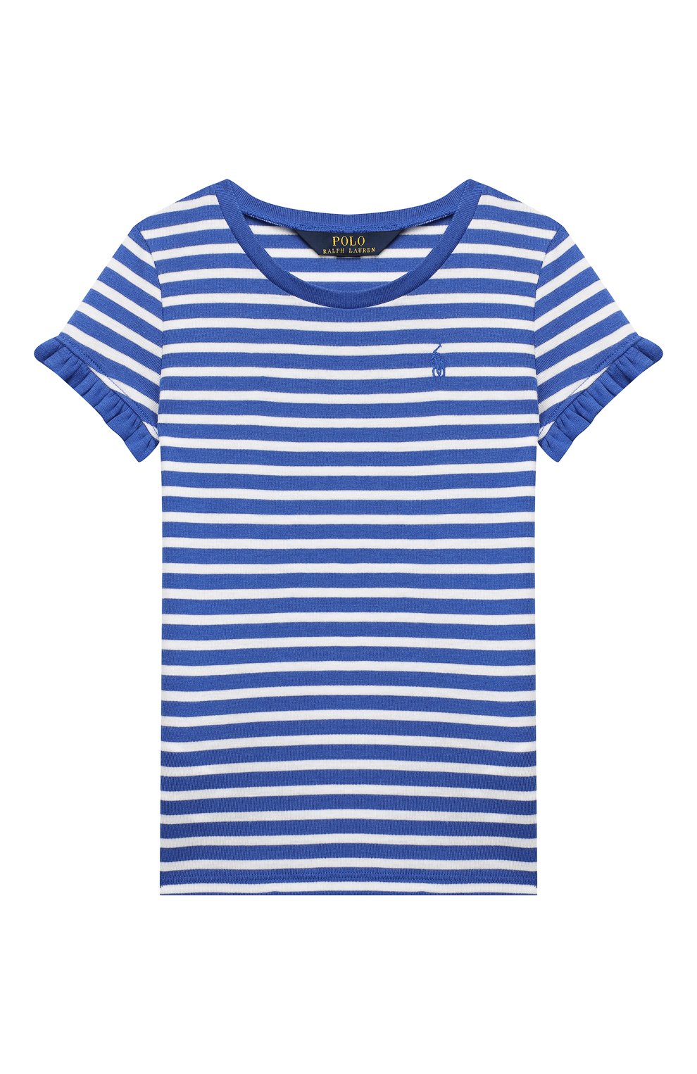 Футболка POLO RALPH LAUREN синего цвета по цене 5295 руб., арт. 313735839, фото 1 Футболка POLO RALPH LAUREN, арт. 313735839, фото 1