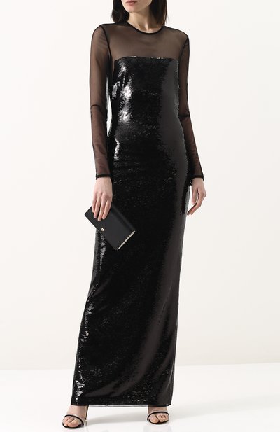 Приталенное платье-макси с длинным рукавом TOM FORD, арт. ABJ094-FAE363, фото 2