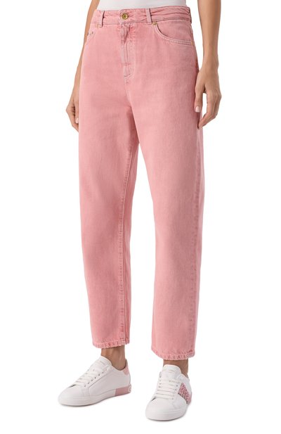 Джинсы DOLCE & GABBANA розового цвета по цене 89950 руб., арт. FTC7CD/G8MT5, фото 3 Джинсы DOLCE & GABBANA, арт. FTC7CD/G8MT5, фото 3