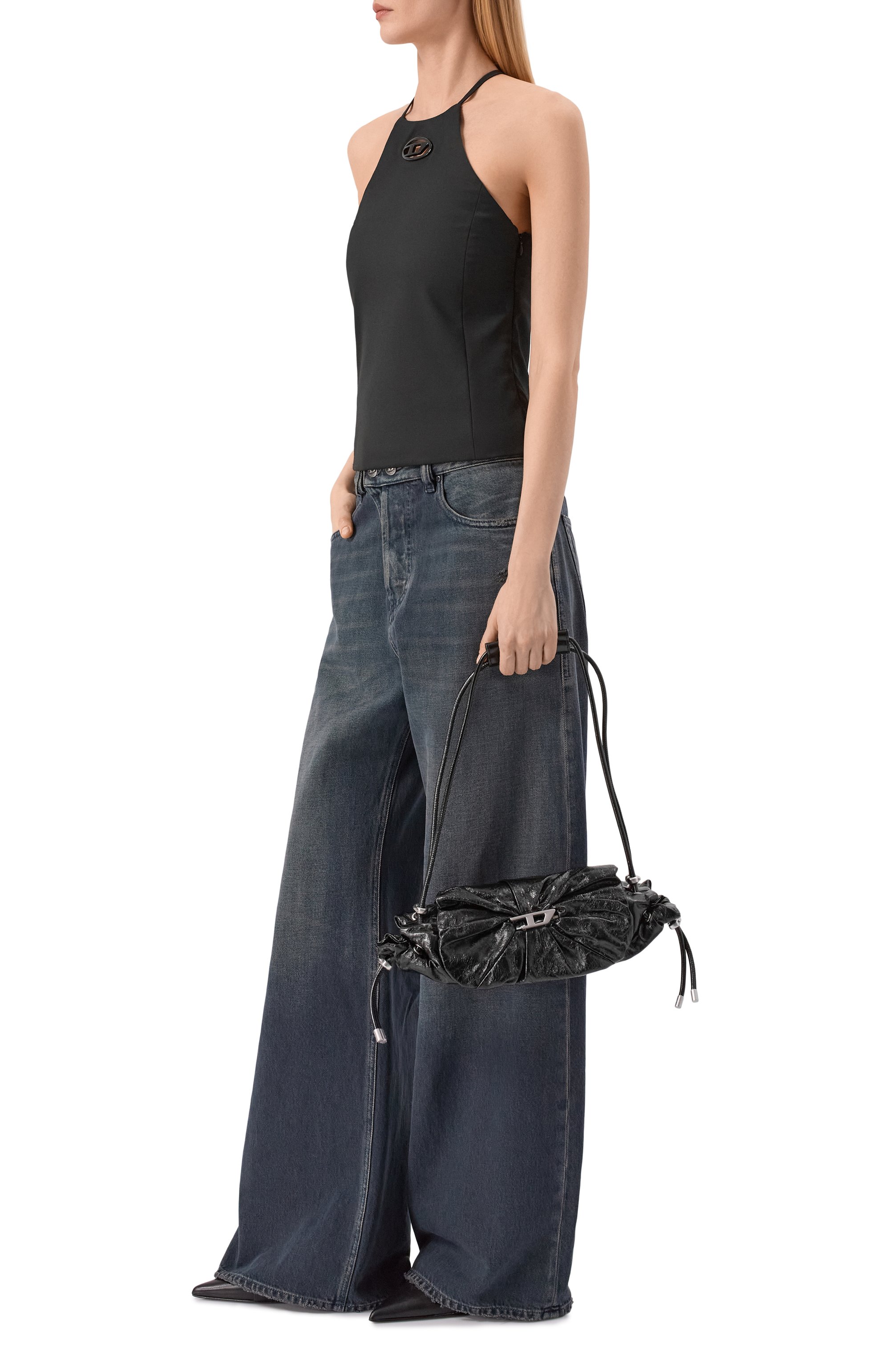 Топ DIESEL черного цвета по цене 30850 руб., арт. A20094/0PHAL, фото 2 Топ DIESEL, арт. A20094/0PHAL, фото 2