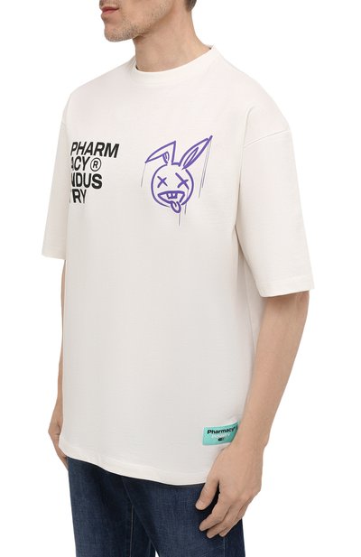 Хлопковая футболка PHARMACY INDUSTRY, арт. PHMSTMM338, фото 3