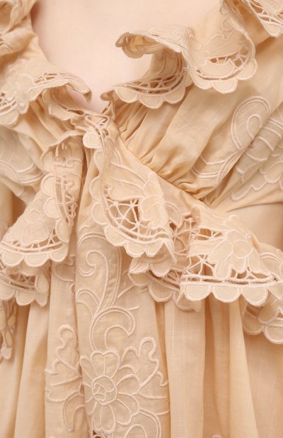 Хлопковое платье ZIMMERMANN, арт. 9340DBRG, фото 5