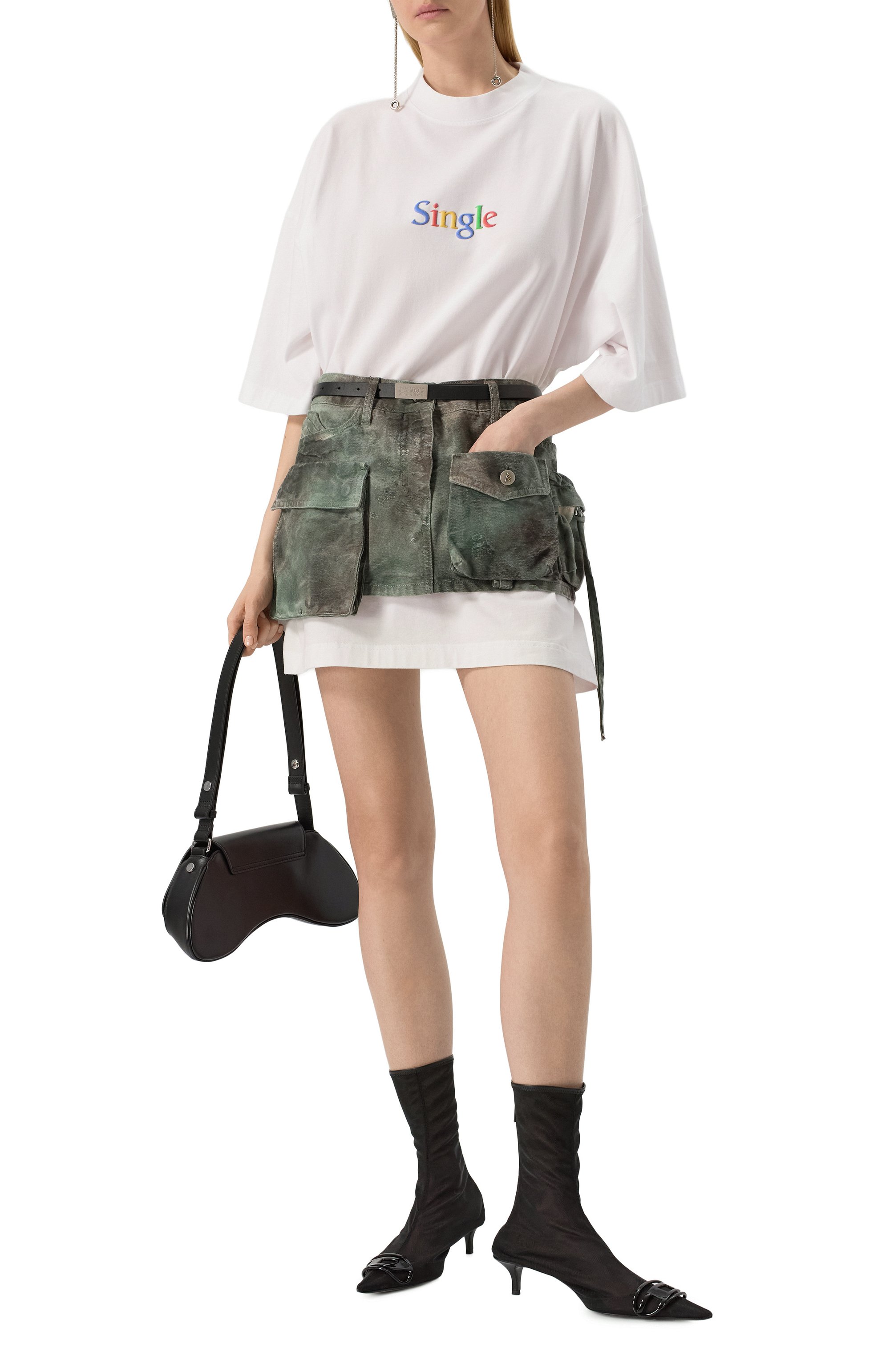 Хлопковая футболка VETEMENTS, арт. UA66TR700W, фото 6