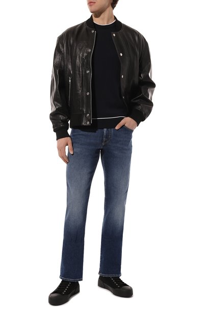 Джинсы JACOB COHEN темно-синего цвета по цене 55450 руб., арт. U Q M05 30 S 3585/401D, фото 2 Джинсы JACOB COHEN, арт. U Q M05 30 S 3585/401D, фото 2