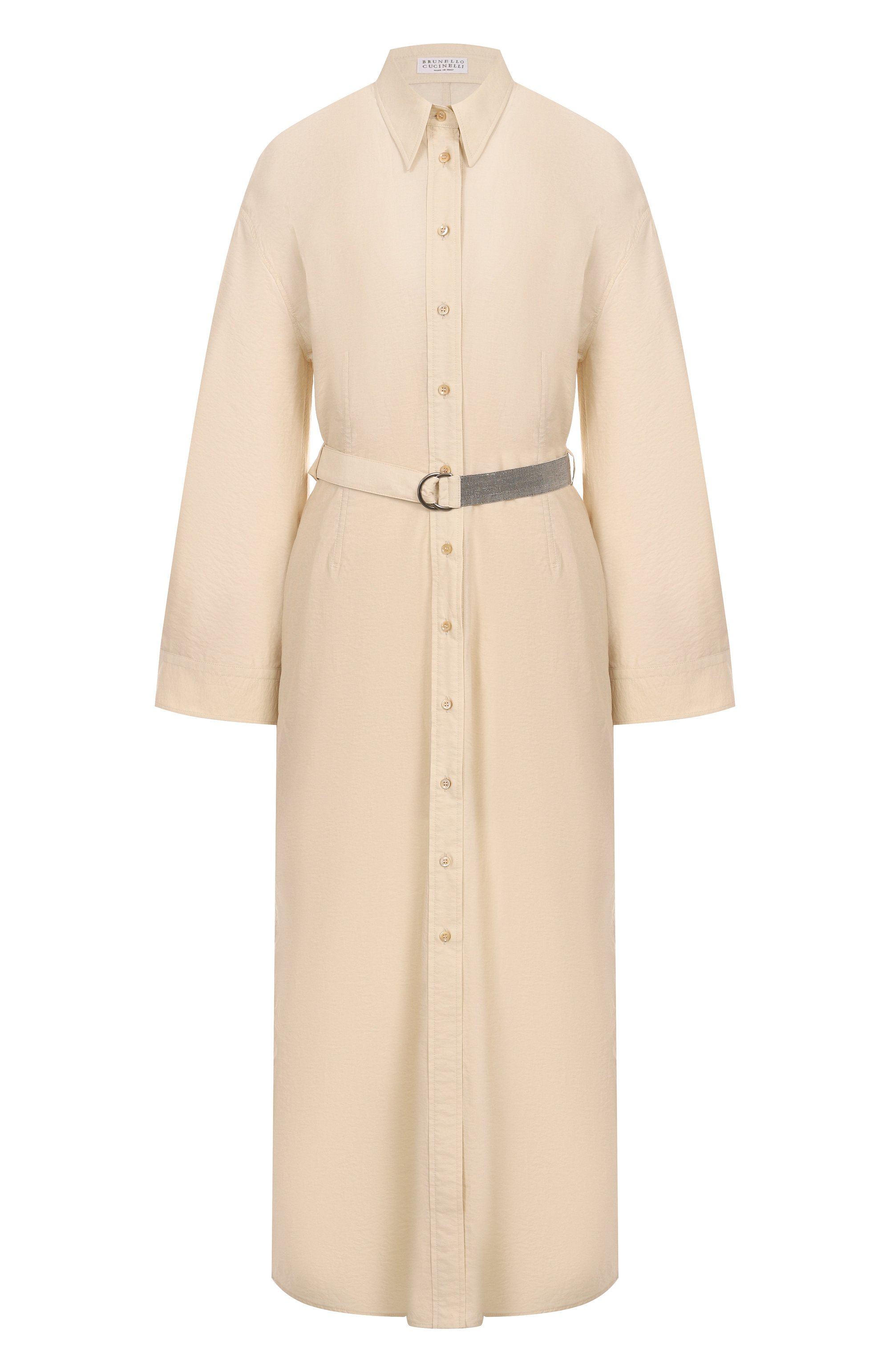 Хлопковое платье BRUNELLO CUCINELLI, ар�т. M0F79AHB46, фото 1