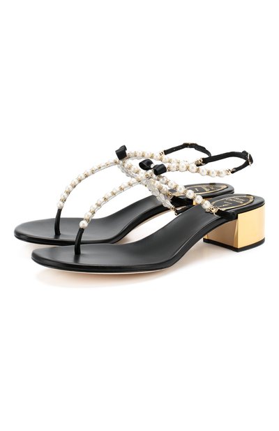 Кожаные босоножки RENE CAOVILLA, арт. C09966-040-C001V001, фото 1