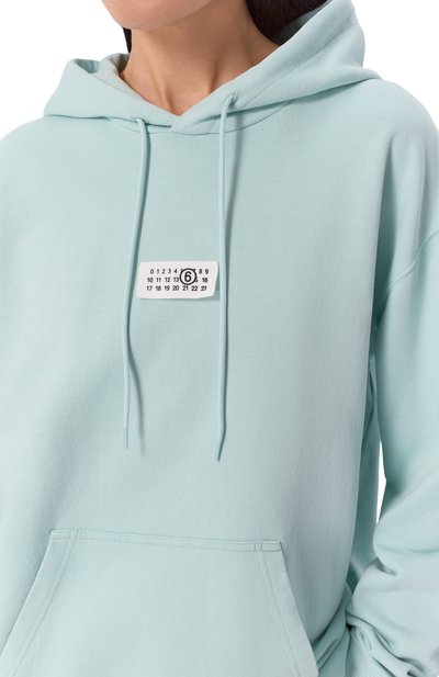 Хлопковое худи MM6, арт. SH0GU0042/M25025, фото 5