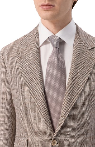 Мужской шелковый галстук BRIONI, арт. 061Q00/PD488