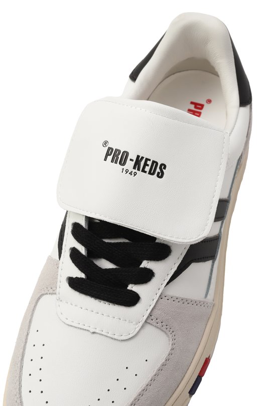 Кожаные кеды Field King Pro-Keds 1949 FIELD KING/LEATHER & SUEDE Белый  FIELD KING/LEATHER & SUEDE Фото 7