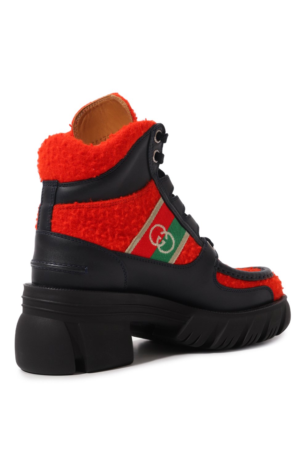 Комбинированные ботинки romance GUCCI, арт. 681771 2JW20, фото 5