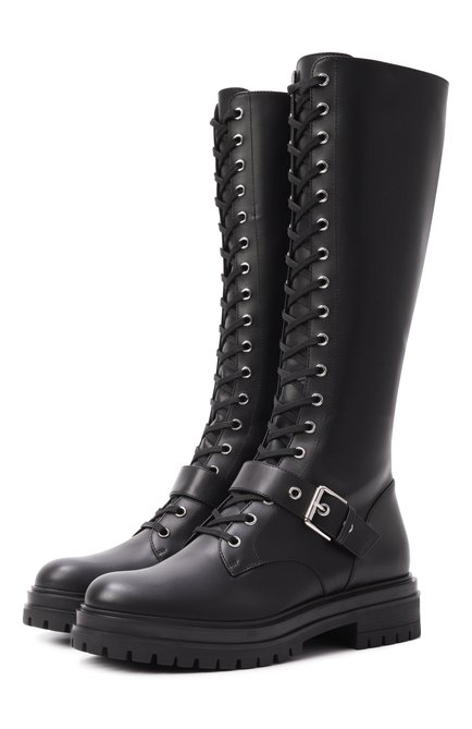 Женские кожаные сапоги GIANVITO ROSSI, арт. G80172.20G0M.CLNNER0