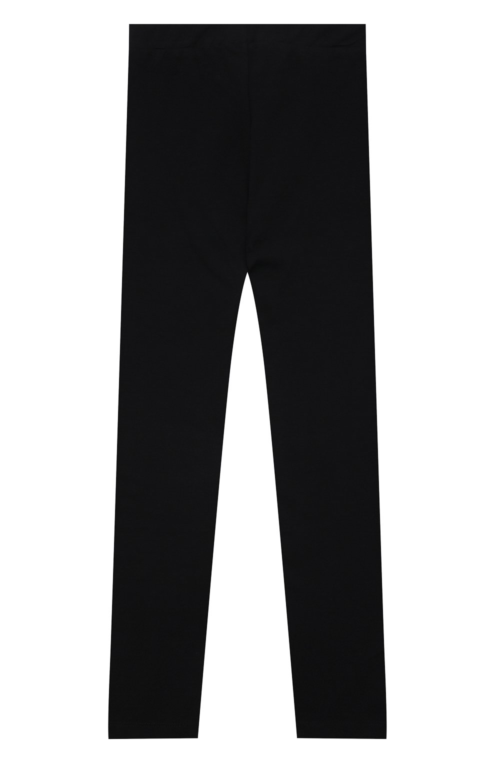 Хлопковые легинсы MOSCHINO черного цвета по цене 4995 руб., арт. HGP047/LBA00/4A-8A, фото 2 Хлопковые легинсы MOSCHINO, арт. HGP047/LBA00/4A-8A, фото 2