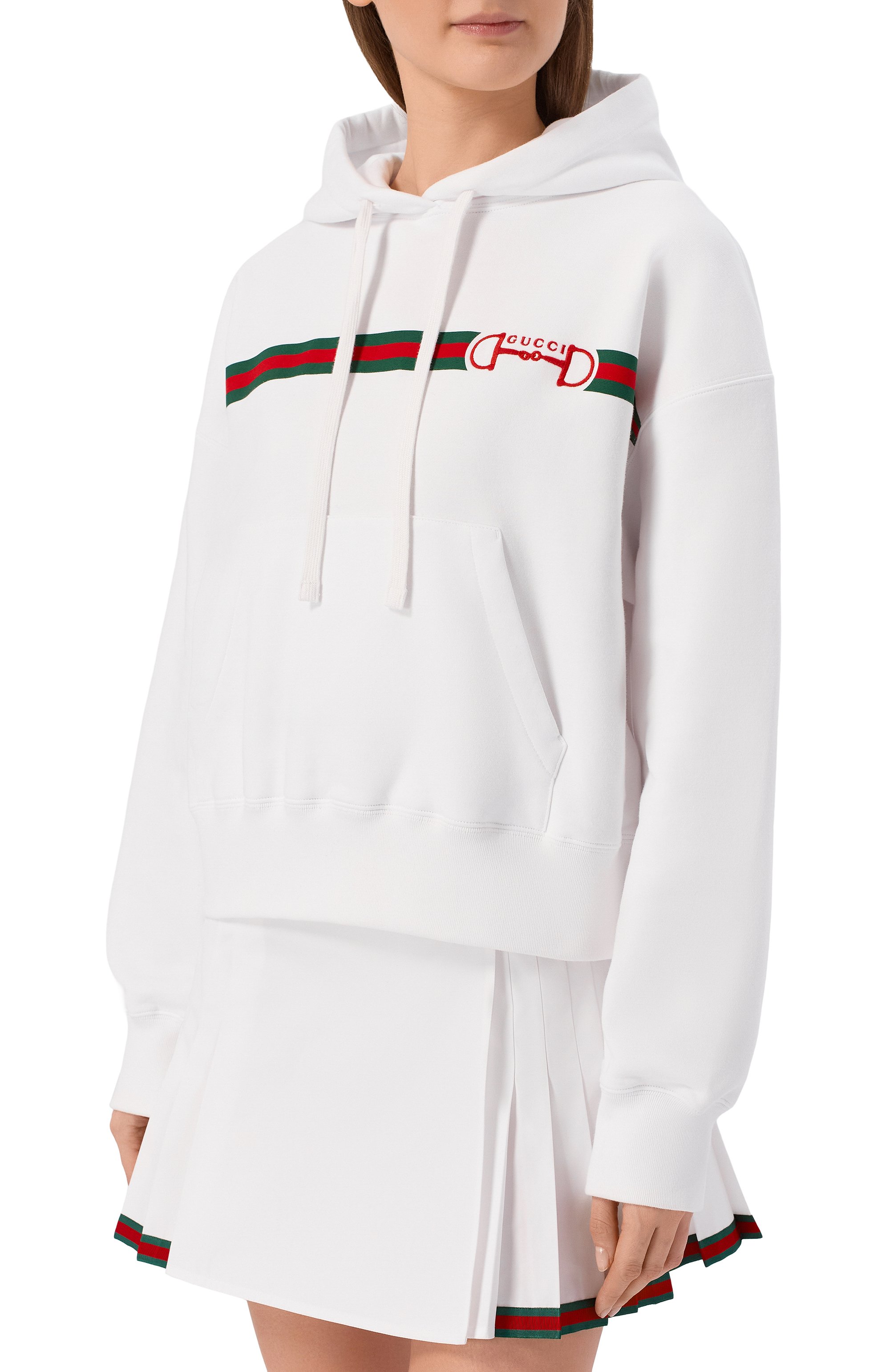 Хлопковое худи GUCCI, арт. 837930/XJHM0, фото 3