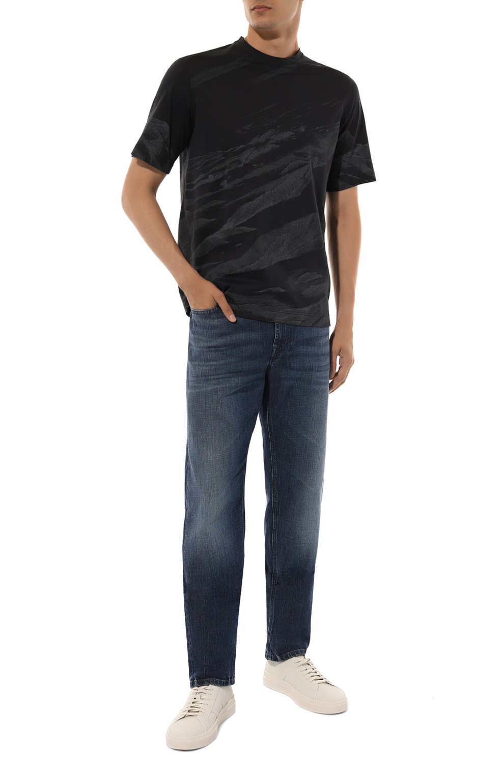 Хлопковая футболка ZILLI, арт. TSR02AM0100VLM000, фото 2