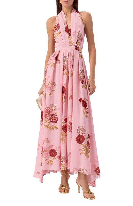Шелковое платье Giambattista Valli 26SSRVCA5016/30PRI Розовый  26SSRVCA5016/30PRI Фото 2