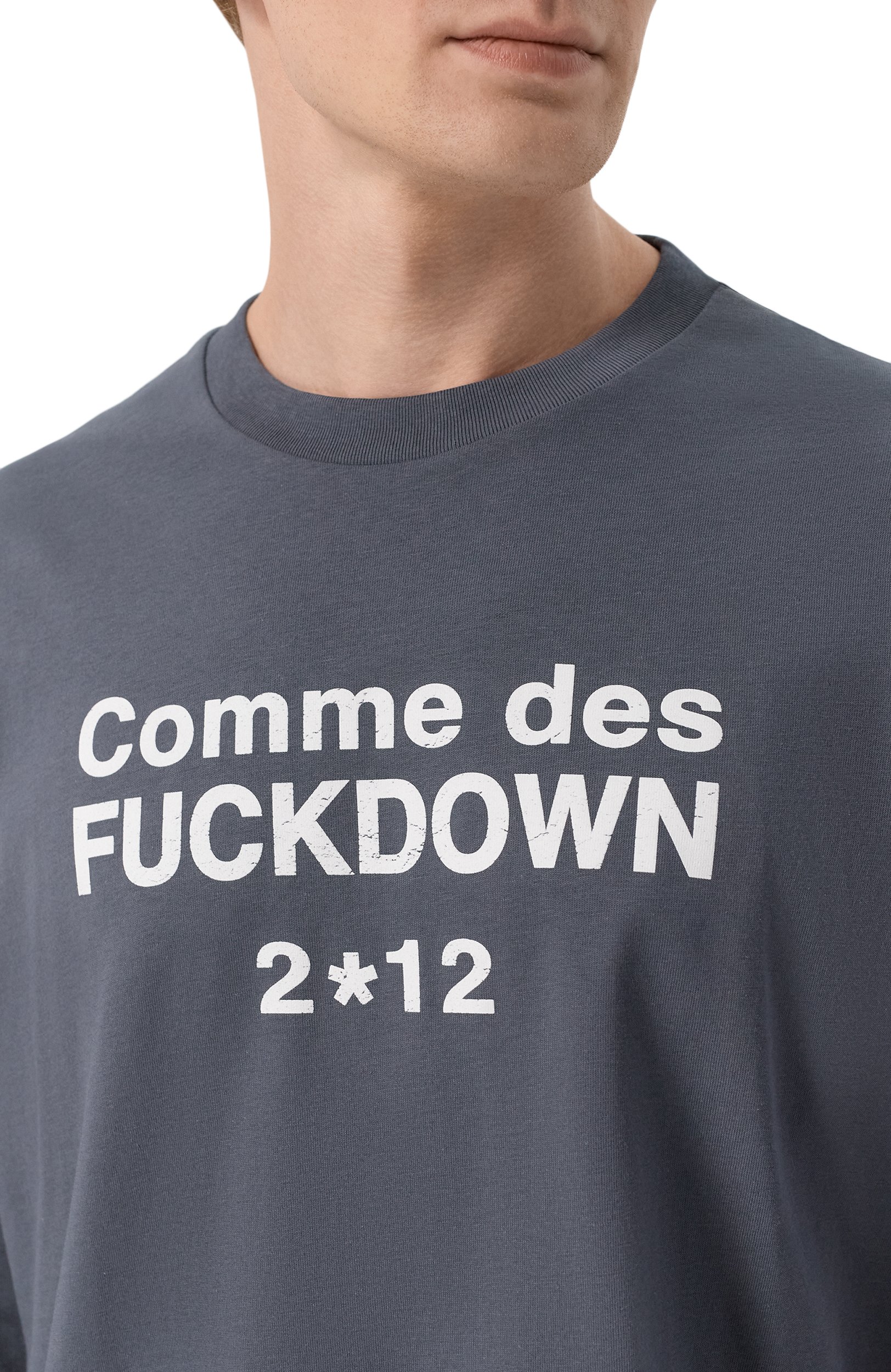 Хлопковый лонгслив COMME DES FUCKDOWN, арт. CFABU00021, фото 5