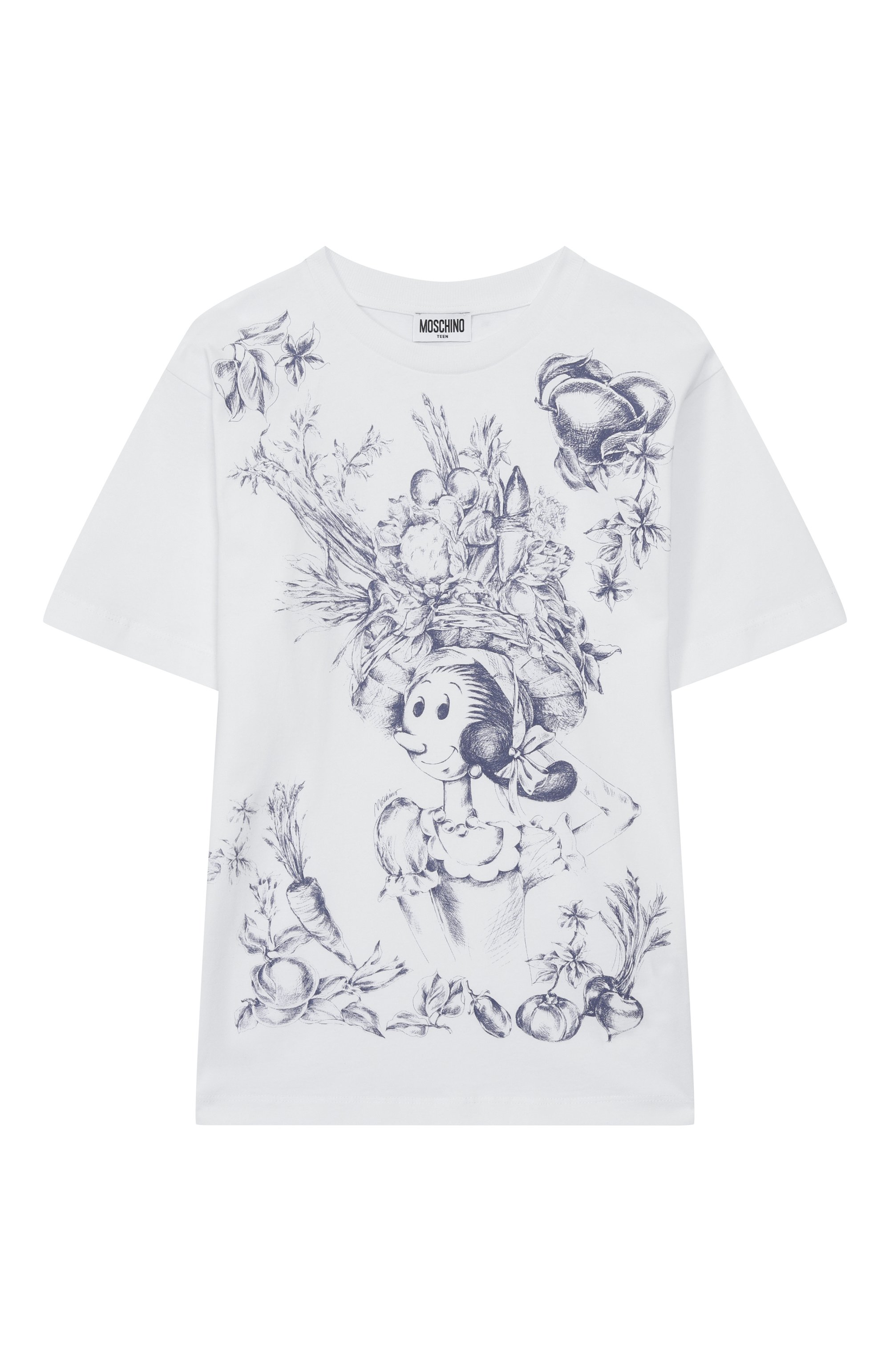 Хлопковая футболка MOSCHINO, арт. HDM06R/LAA24/10-14, фото 1