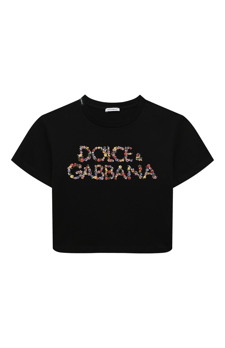 Хлопковая футболка DOLCE & GABBANA, арт. L5JTHW/G7KC5/8-14, фото 1