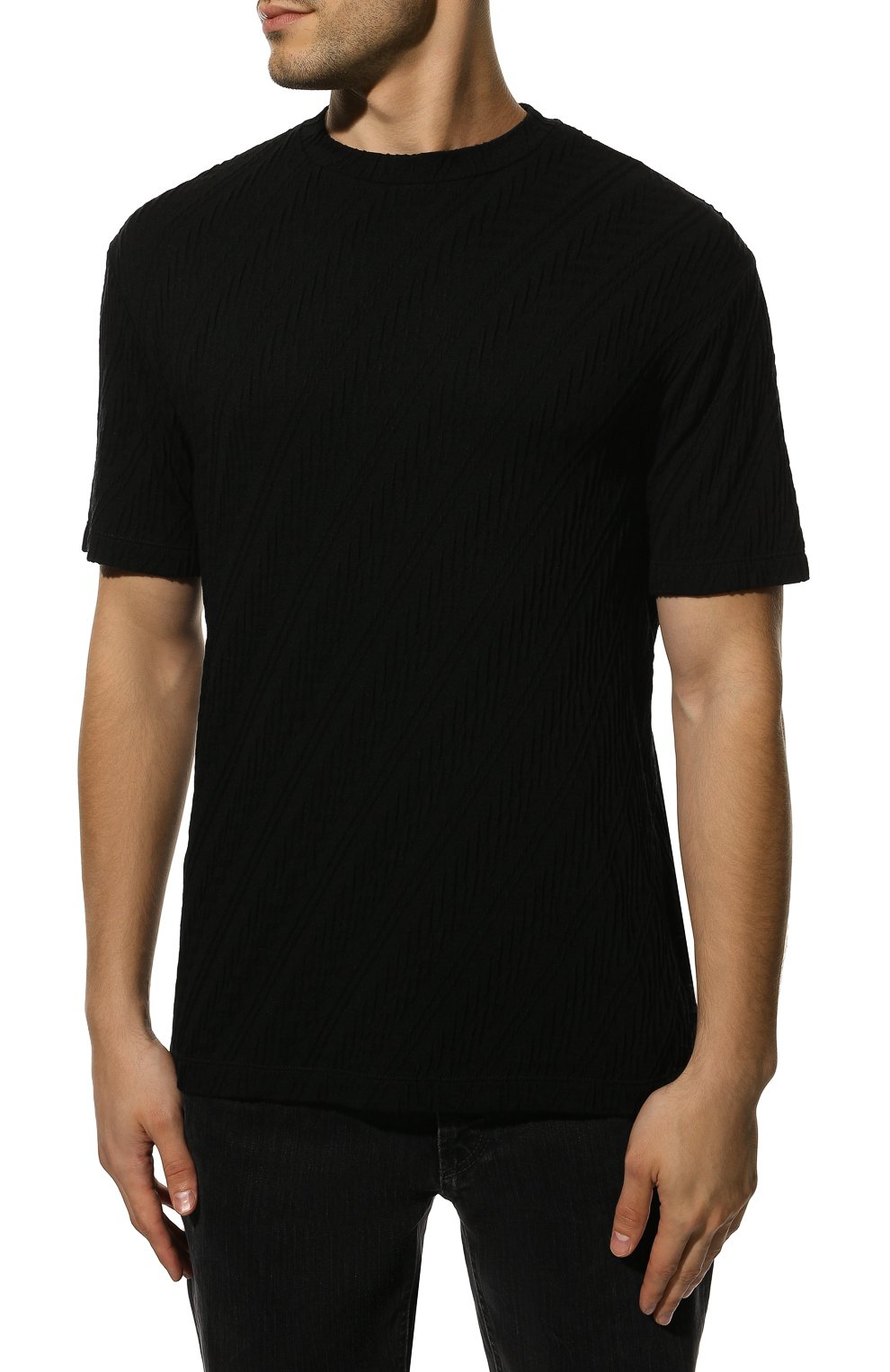 Футболка из в искозы и кашемира GIORGIO ARMANI, арт. 6LSM78/SJRVZ, фото 3